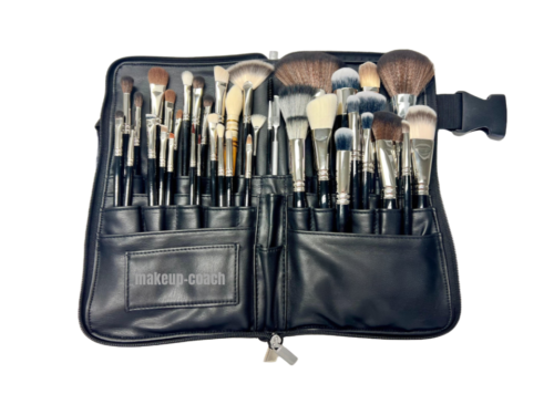 Professionelles Make-up Pinsel Set mit grosser Pinseltasche – makeup-coach Schminkpinsel
