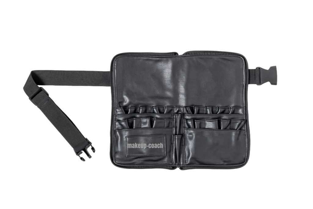 Gürteltasche und Etui für Make-up-Pinsel mit 28 Steckfächern – makeup-coach