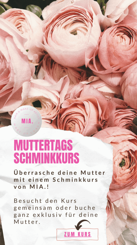 Muttertag Angebot Geschenkidee Schminkkurs buchen