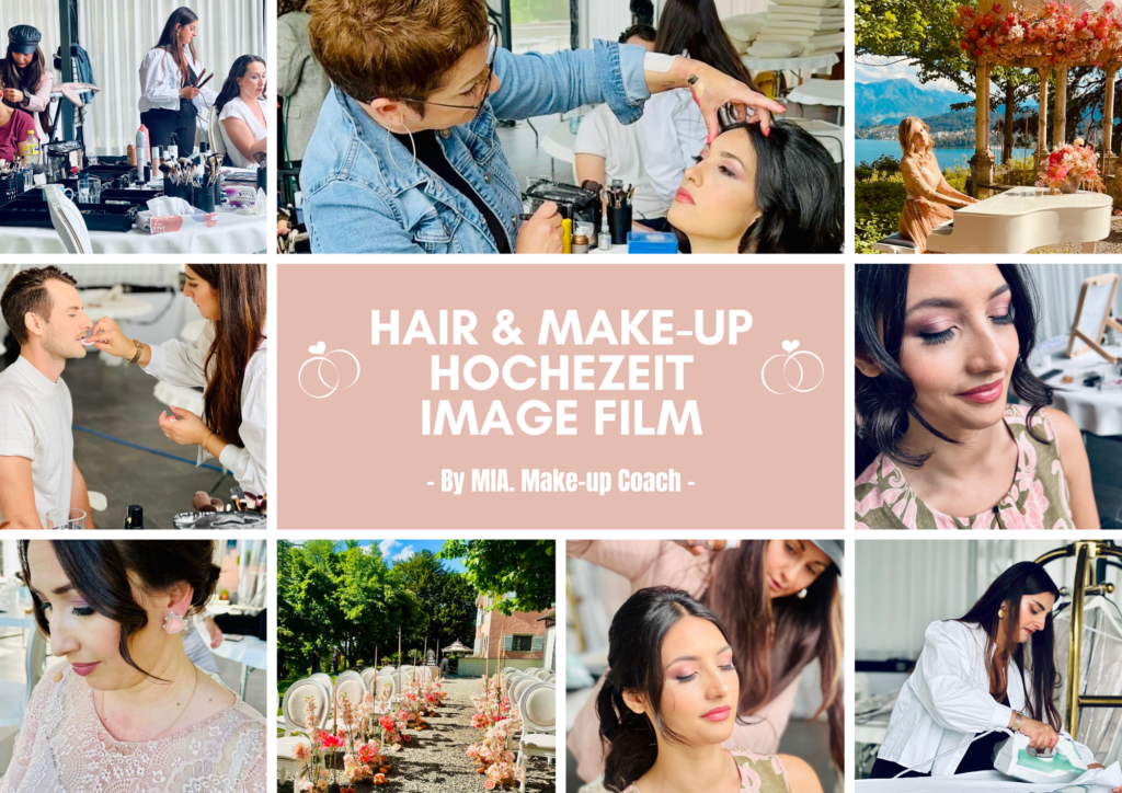 Hochzeitsfrisur, -Make-up & Styling