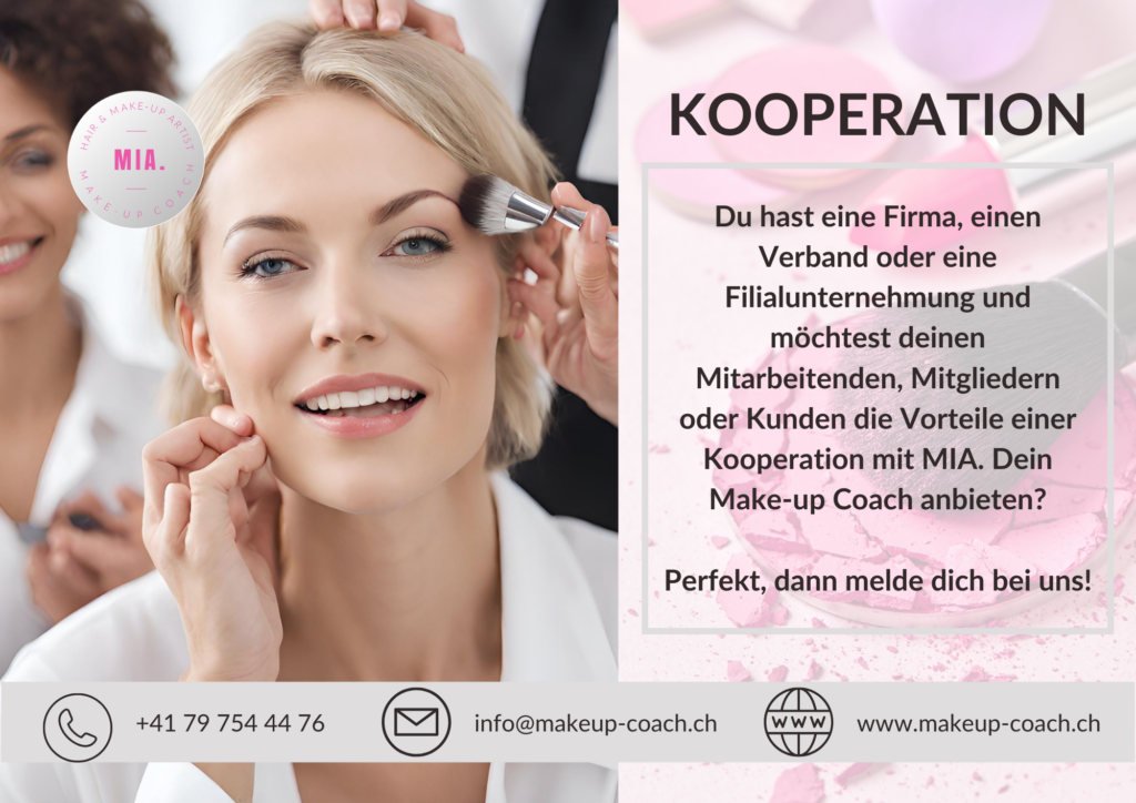 Kooperation Make-up Coaching B2B