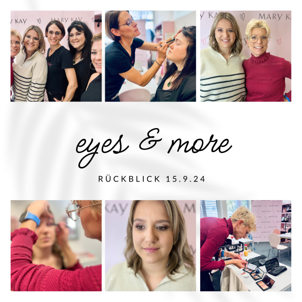 Make-up Coaching Event eyes & more Rückblick – Teilnehmerinnen lernen Augen Make-up und professionelle Schminktechniken