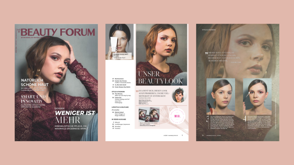 Beauty Forum Schweiz Magazin – Make-up Look Anleitung mit Schritt-für-Schritt Tutorial und natürlichem Glow Look
