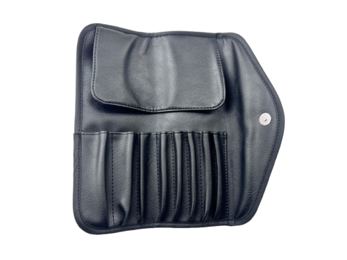 Makeup Pinseltasche leer – Etui mit 8 Fächern und Abdecklasche