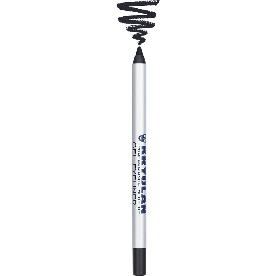 Gel Eyeliner black von Kryolan – wisch- und wasserfester Eyeliner.