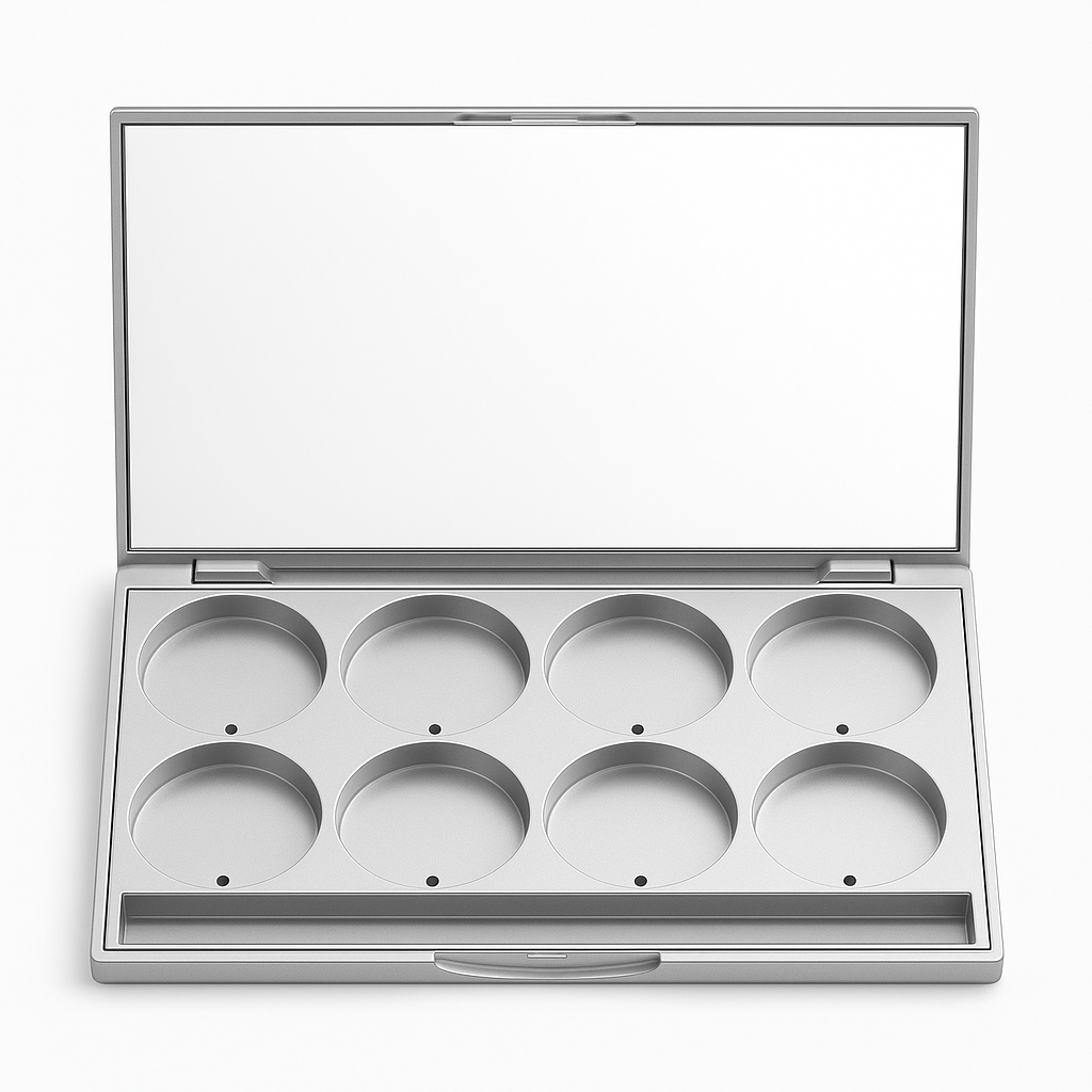 Leere Lidschatten Palette 8er – Kryolan Refill-System