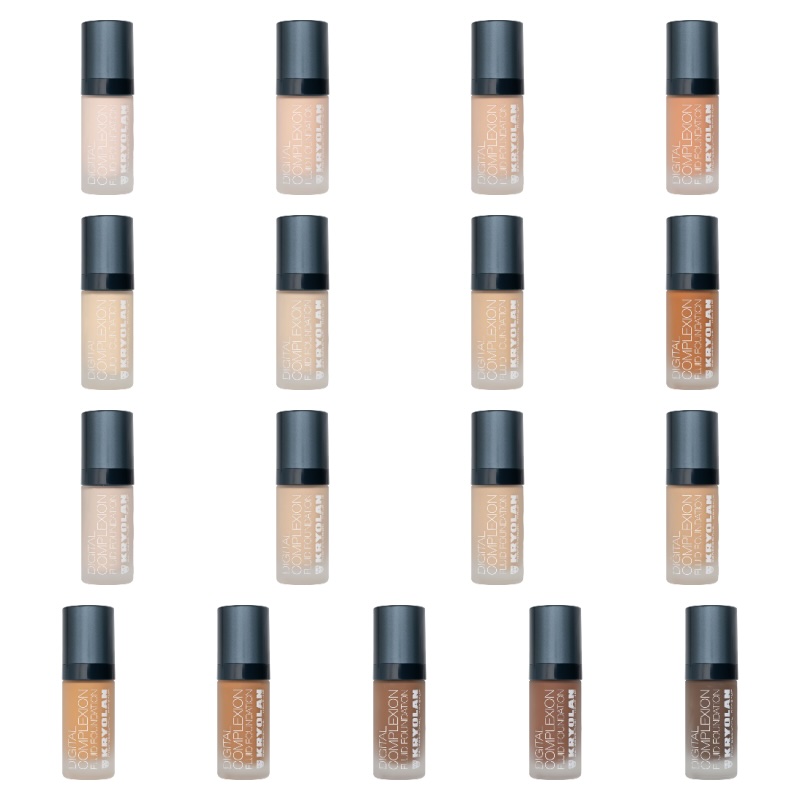 Kryolan Digital Complexion Fluid Foundation – Foundation in 17 Nuancen
