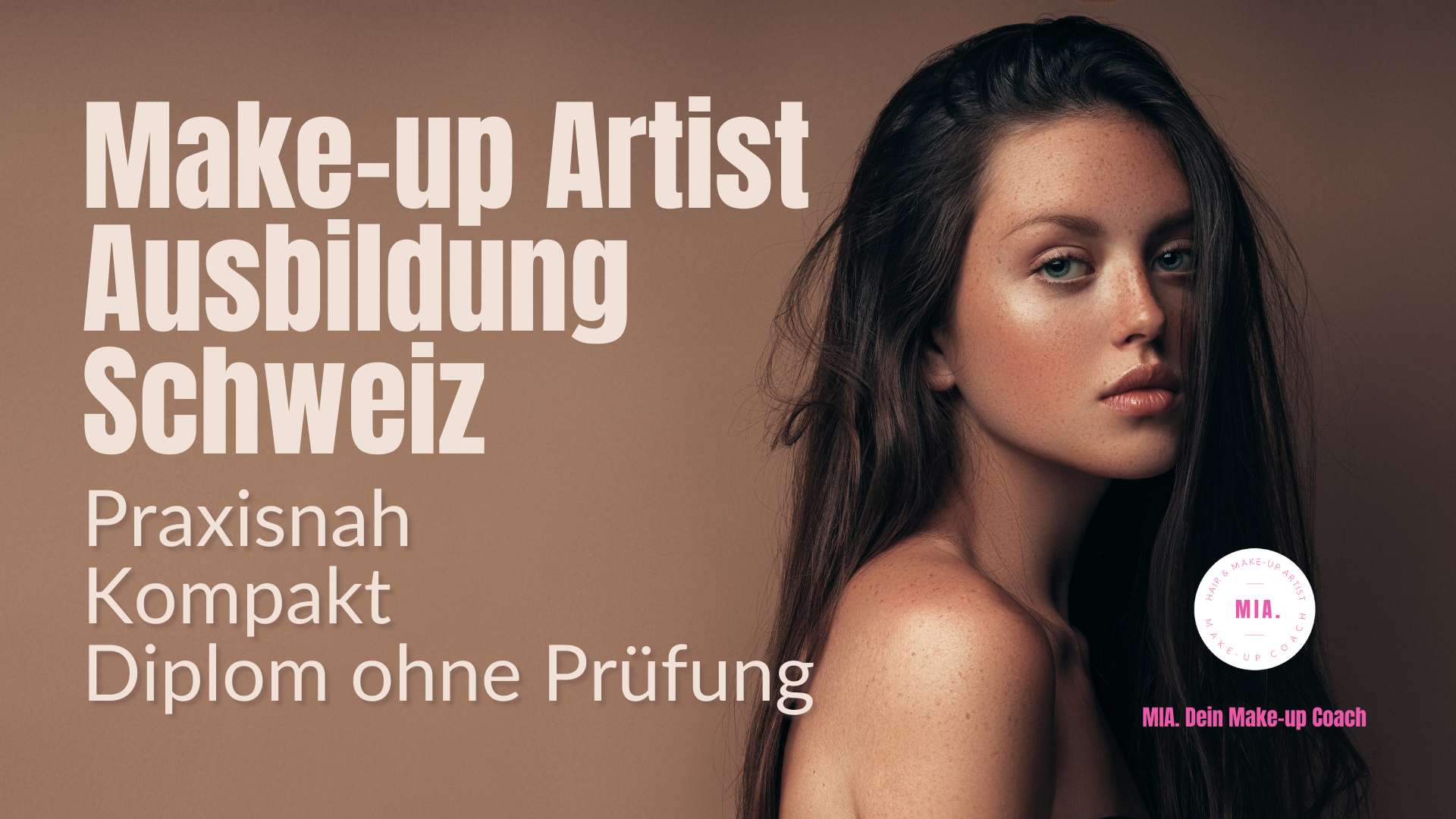 Headerbild der Make-up Artist Ausbildung Schweiz bei MIA. Dein Make-up Coach in Zürich Wetzikon. Praxisnah, kompakt, Diplom ohne Prüfung.