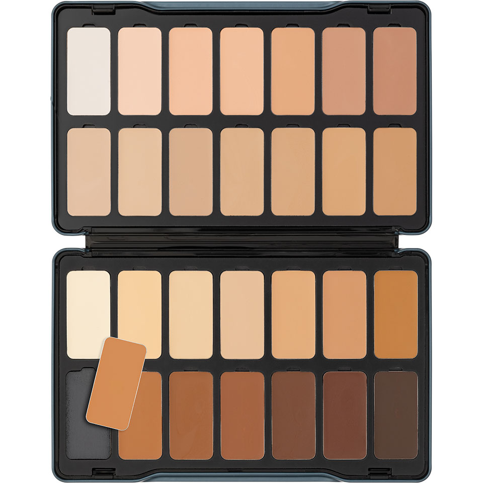 Nachfüllbare Digital Complexion Foundation Palette mit entnehmbarer Farbe