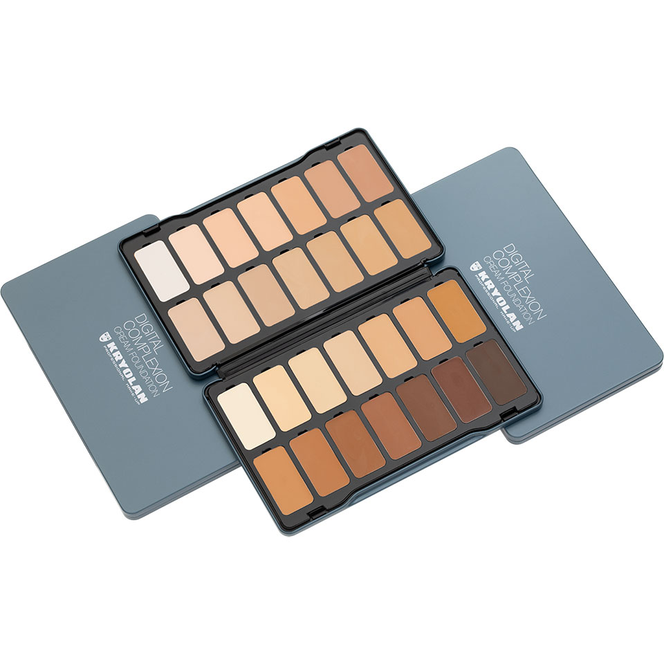 Offene Digital Complexion Cream Foundation Palette mit 28 Farbtönen