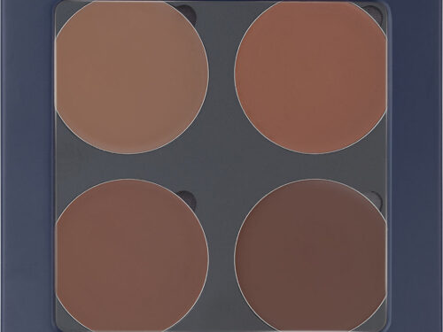 Glow Palette mit vier cremigen Schattierungsfarben für helle bis dunkle Hauttöne
